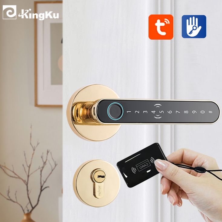 Unique Electronics Gadgets - Smart Fingerprint Door Lock Handle for