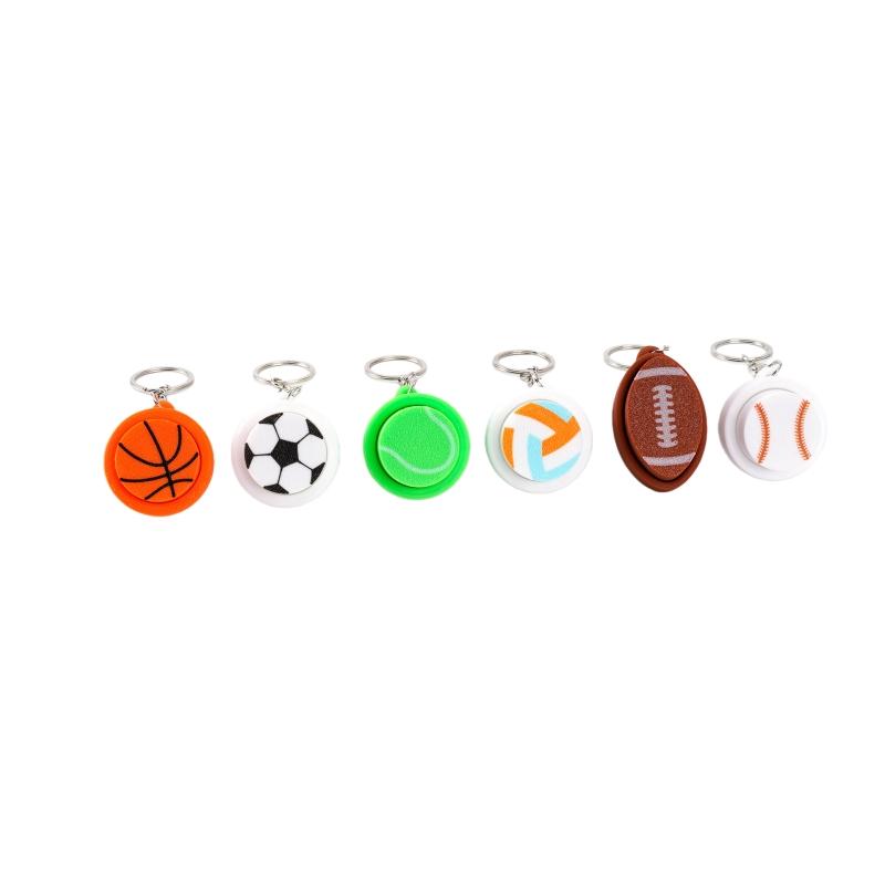 Electronics Gadgets Bag - Mini Fidget Football 1Pcs Keychain 3D