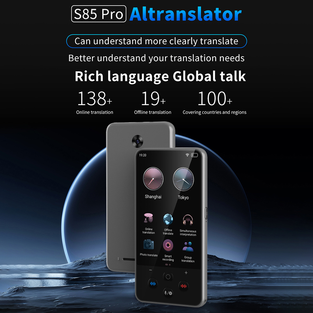 S85 Pro Language Translator De - đánh giá và giá Portable Translator Device