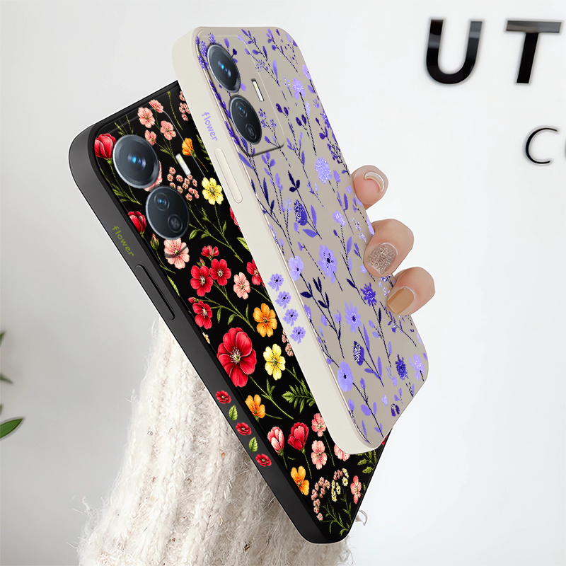 Colorful Flower Phone Case For - đánh giá và giá Vivo Y28