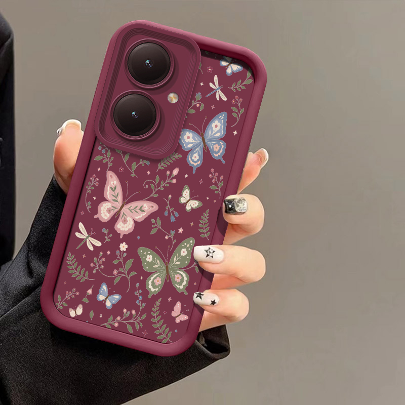 Colorful Butterfly Phone Case  - đánh giá và giá Vivo Y28