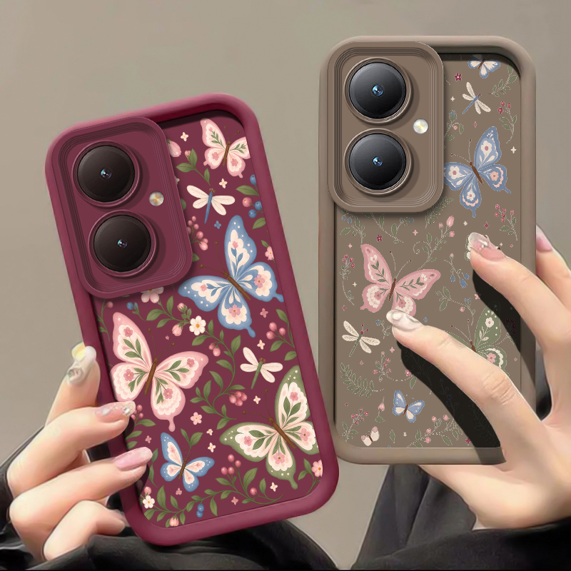 Colorful Butterfly Phone Case  - đánh giá và giá Vivo Y28