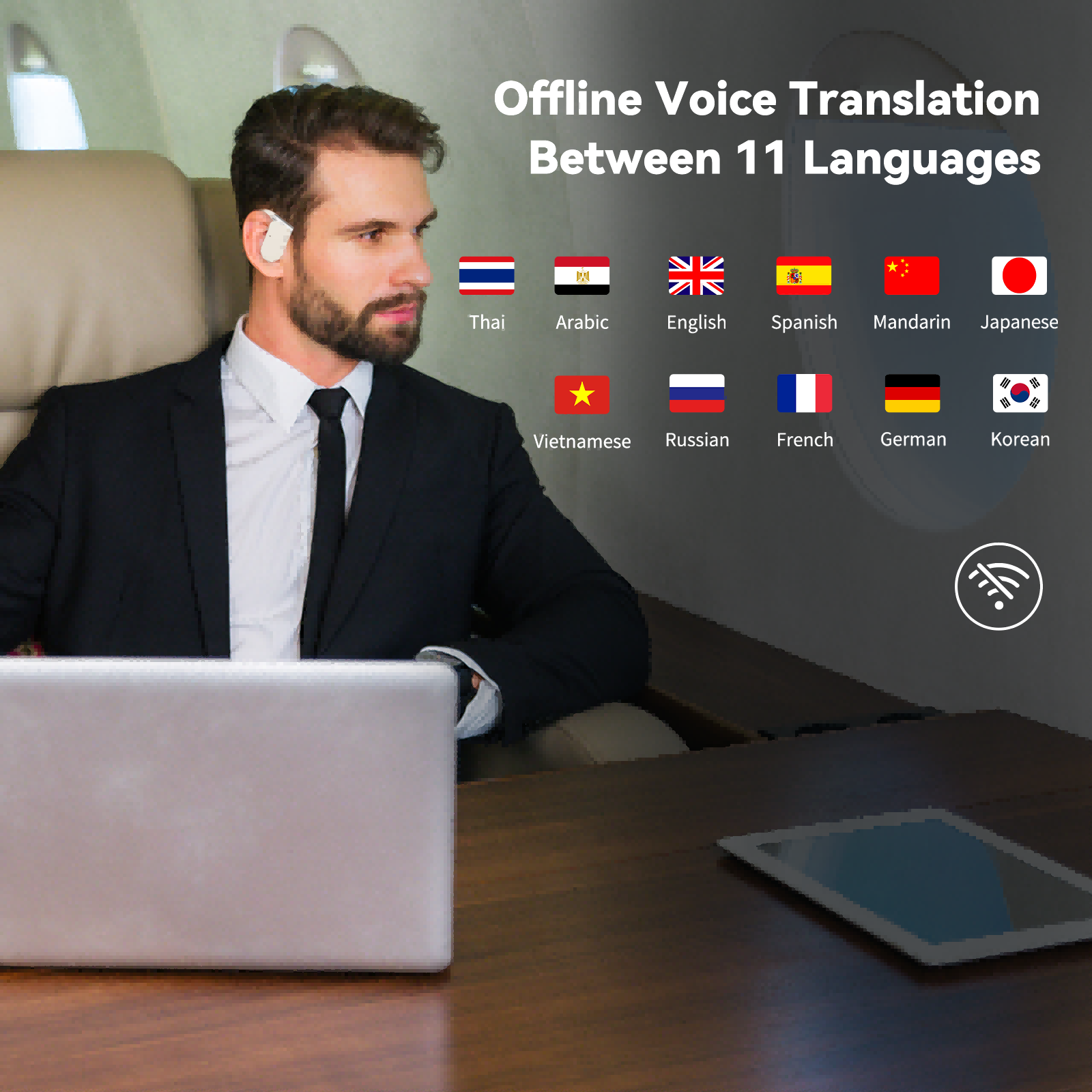 Wooask M9 Translator Earbuds,O - đánh giá và giá Portable Translator Device