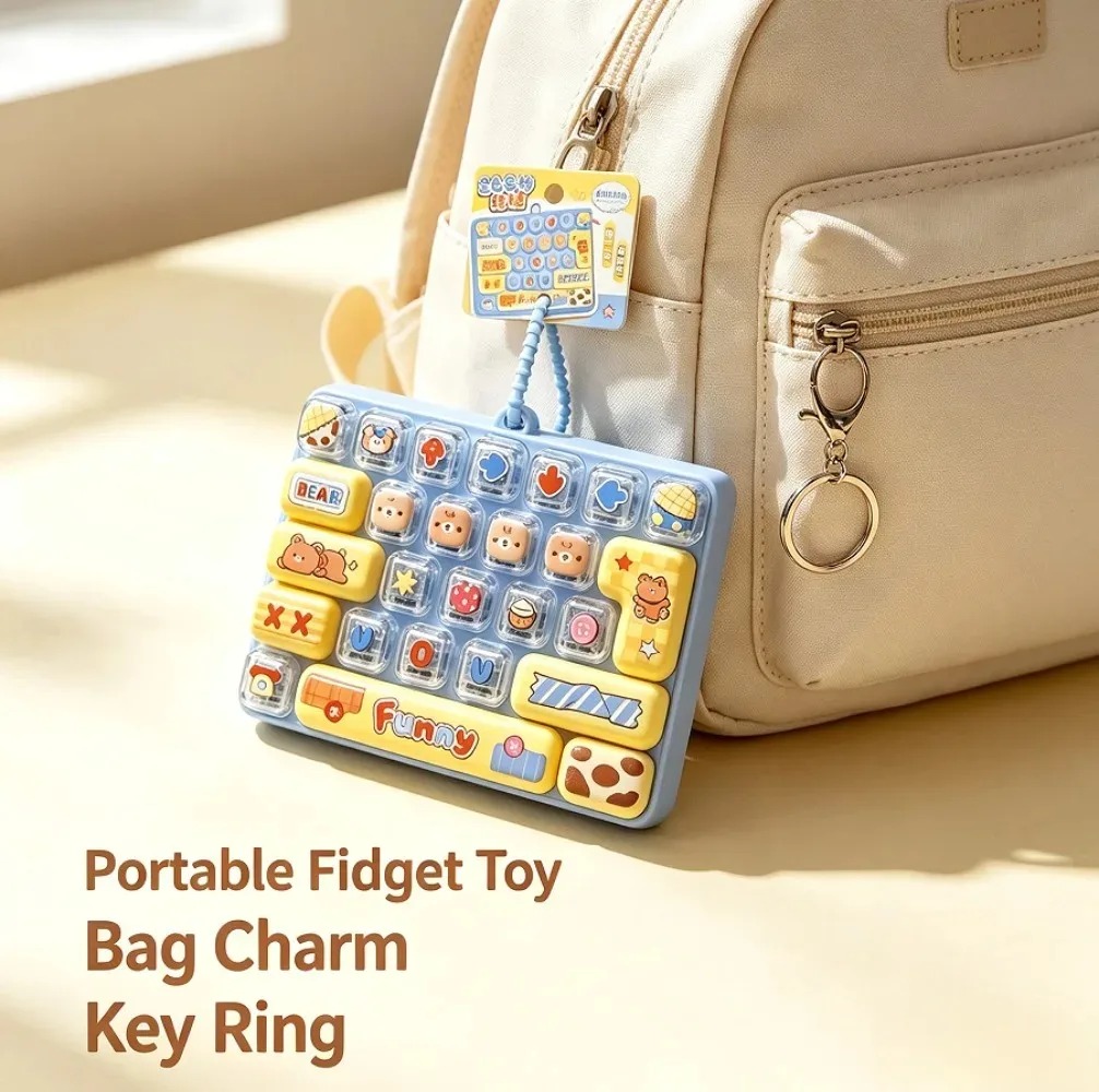 Cute Macaron 26 Keys Fidget Cl - đánh giá và giá Electronics Gadgets Bag