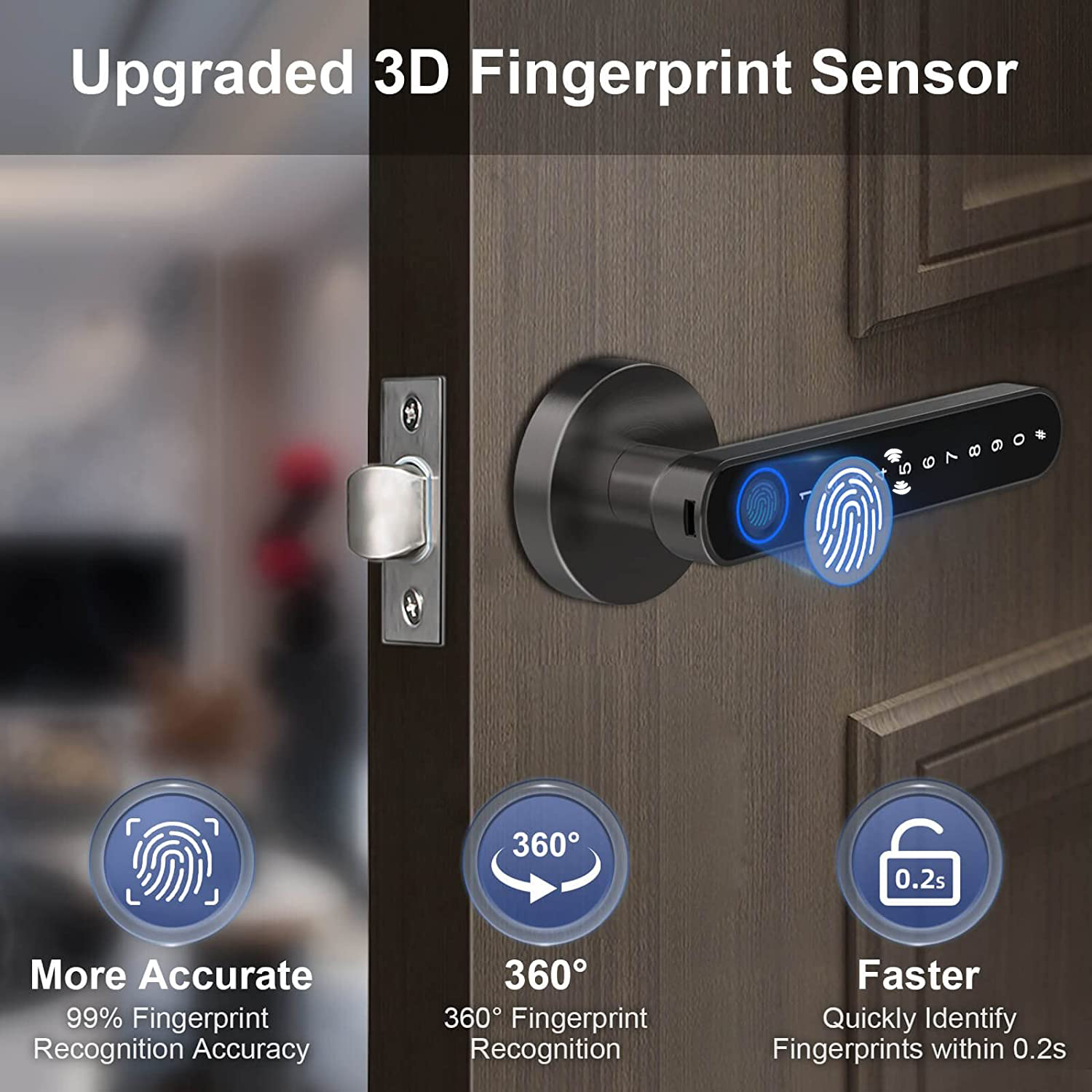 Smart Fingerprint Door Lock Ha - đánh giá và giá Unique Electronics Gadgets