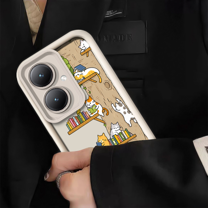 Cute Coloful Cats Phone Case F - đánh giá và giá Vivo Y28
