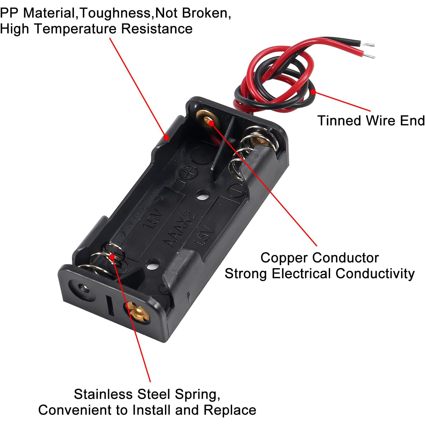 10pcs AAA Battery Holder 2X 1. - đánh giá và giá Unique Electronics Gadgets
