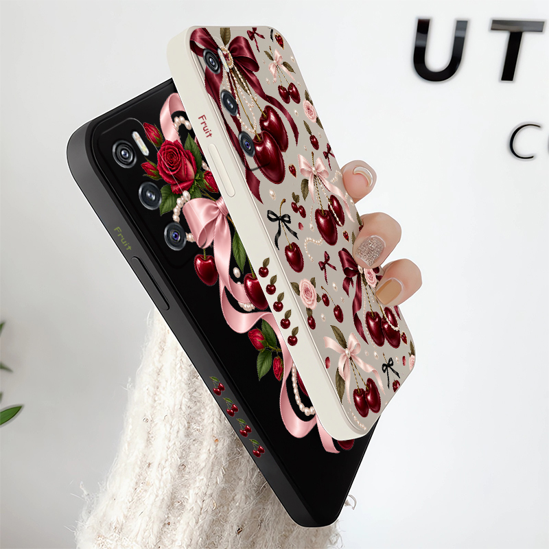 Pink Bow Tie Red Cherry Case F - đánh giá và giá Vivo V40