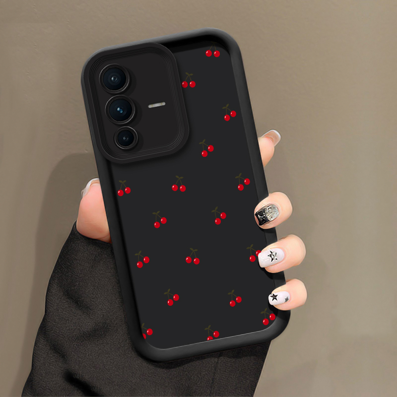 Bow Cherry Pattern Phone Case  - đánh giá và giá Vivo V40