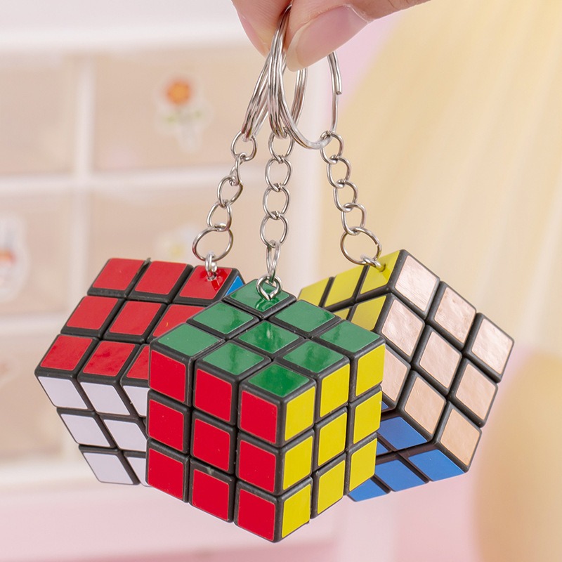 Mini 3x3 Magic Cube Keychain P - đánh giá và giá Electronics Gadgets Bag