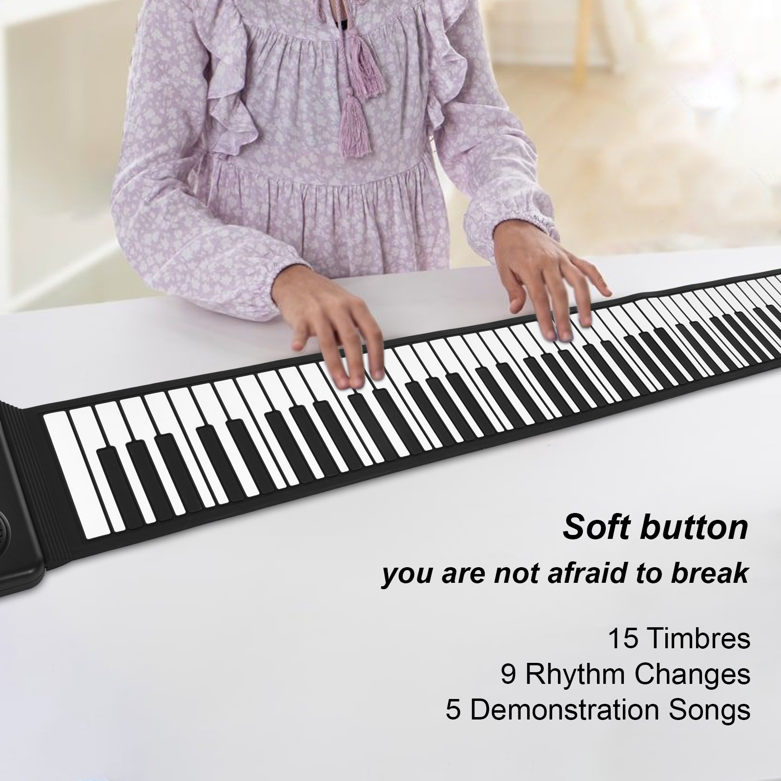 88 Key Portable Piano Handroll - đánh giá và giá Unique Electronics Gadgets
