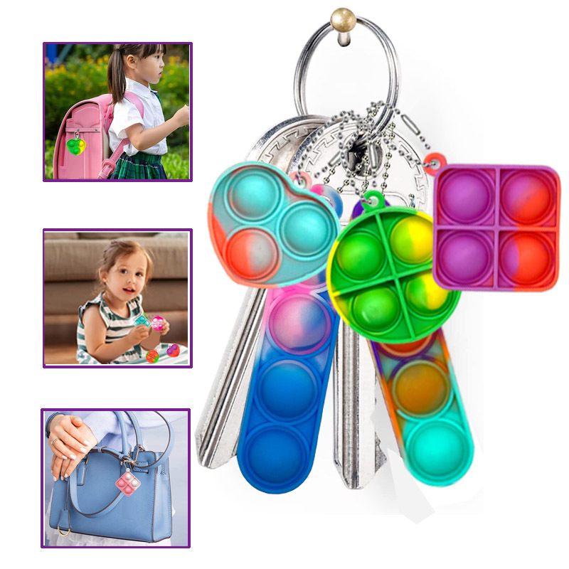 20Pcs Mini Pop Keychain Toddle - đánh giá và giá Electronics Gadgets Bag